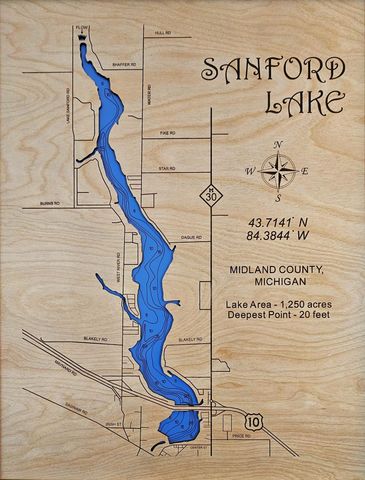 2669 N Lakeview Drive, Sanford, MI 48657