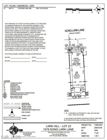 1578 Song Lark Lane, Las Vegas, NV 89138