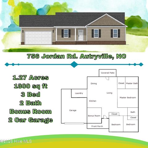 756 Jordan Road, Autryville, NC 28318