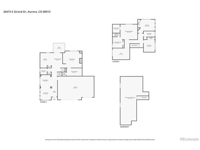 20473 E Girard Dr, Aurora, CO 80013