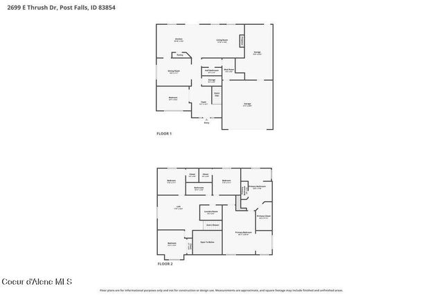 2699 E Thrush DR, Post Falls, ID 83854