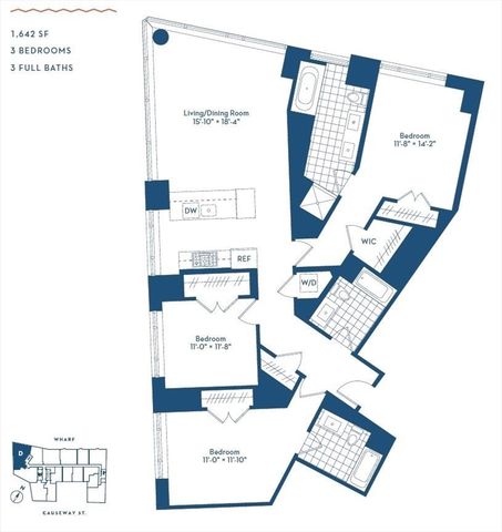 100 Lovejoy Wharf PH 1D, Boston, MA 02114