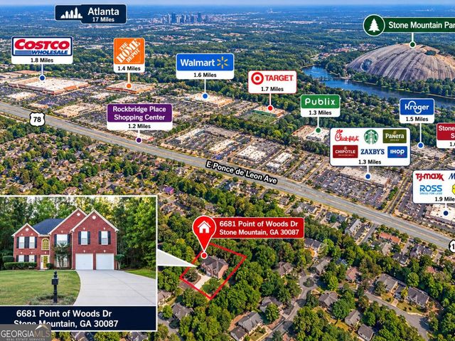 6681 Point Of Woods Drive, Stone Mountain, GA 30087