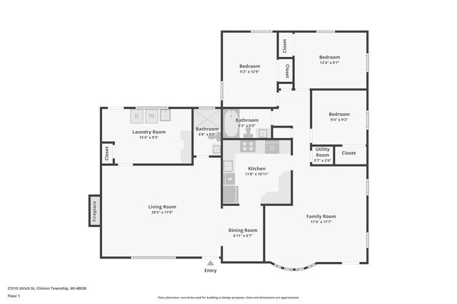 21510 Ulrich Street, Clinton Township, MI 48036