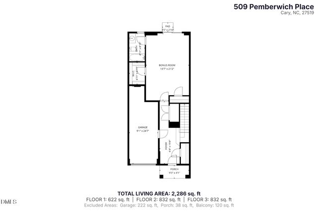 509 Pemberwich Place, Cary, NC 27519