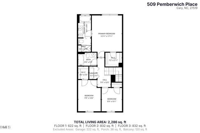 509 Pemberwich Place, Cary, NC 27519