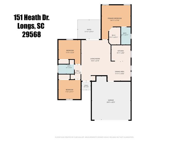 151 Heath Dr., Longs, SC 29568