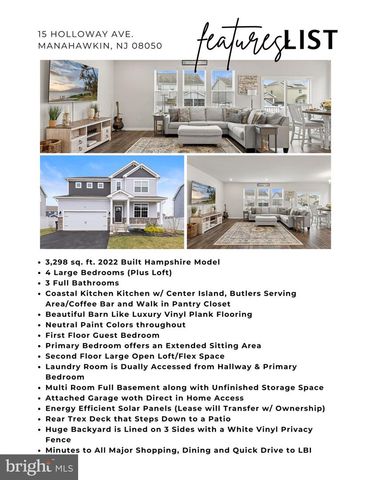 15 HOLLOWAY AVE, Manahawkin, NJ 08050
