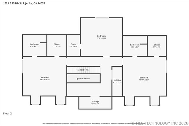 1629 E 124th Street S, Jenks, OK 74037