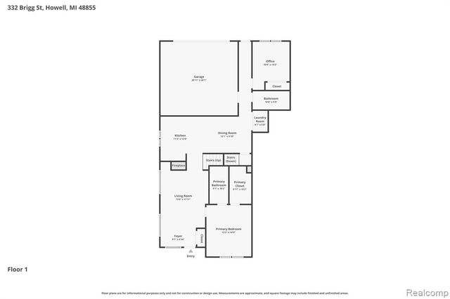 332 Brigg Street, Howell, MI 48855