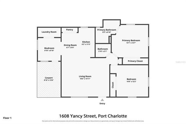 1608 YANCY STREET, Port Charlotte, FL 33952