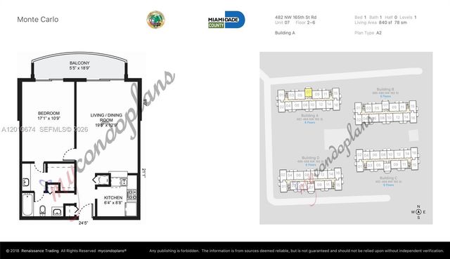 482 NW 165th St Rd A-307, Miami, FL 33169