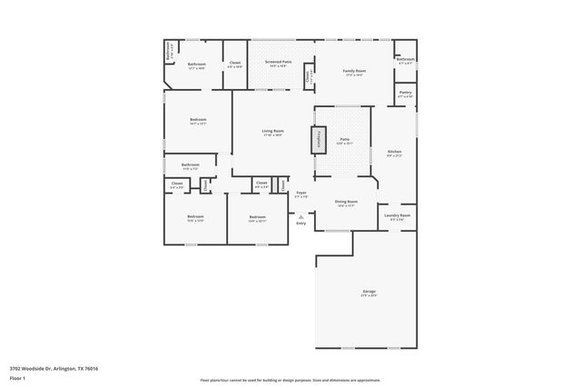 3702 Woodside Drive, Arlington, TX 76016