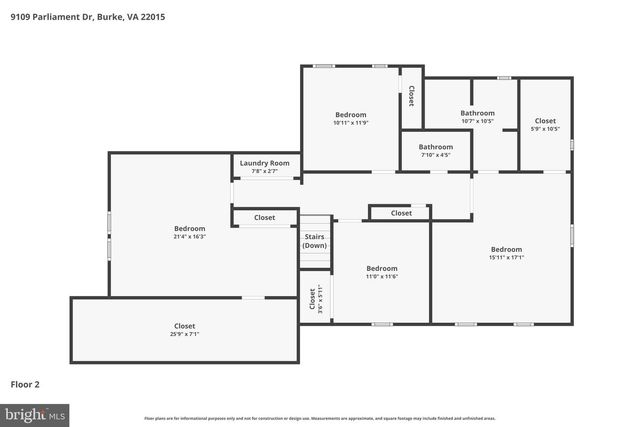 9109 PARLIAMENT DR, Burke, VA 22015