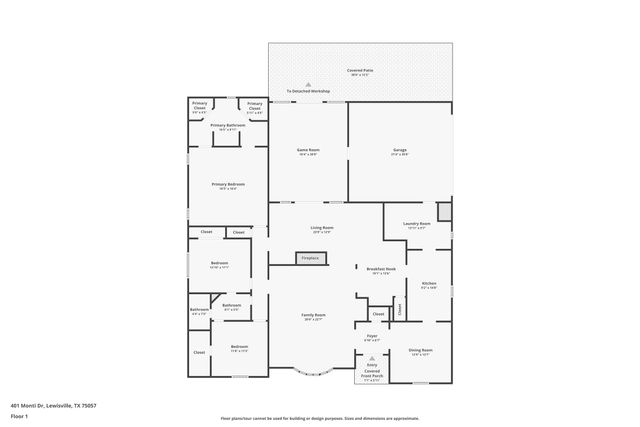 401 Monti Drive, Lewisville, TX 75057