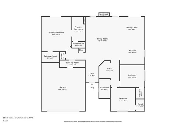 2852 W Indiana, Caruthers, CA 93609