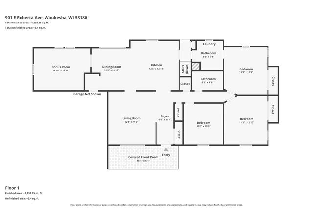 901 E Roberta AVENUE, Waukesha, WI 53186