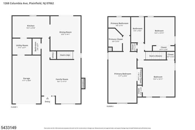 1268 Columbia Ave, Plainfield City, NJ 07062