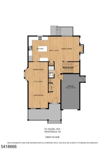 221 Hazel Ave, Westfield Town, NJ 07090