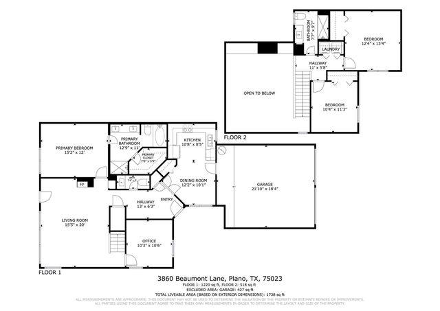 3860 Beaumont Lane, Plano, TX 75023