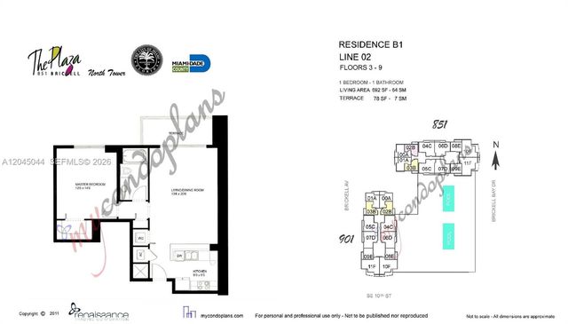 950 Brickell Bay Dr 802, Miami, FL 33131