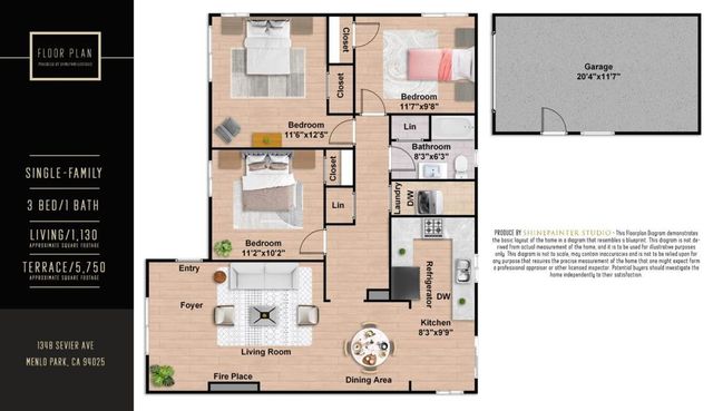 1348 Sevier Avenue, Menlo Park, CA 94025