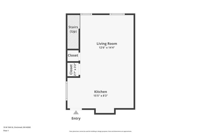 15 W Fifteenth Street, Cincinnati, OH 45202