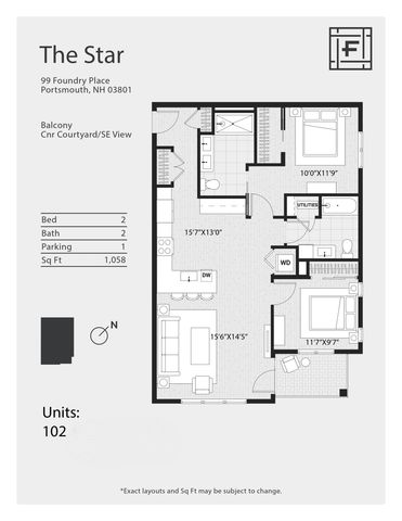 99 Foundry Place 102, Portsmouth, NH 03801