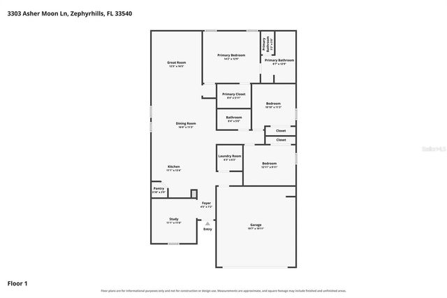 3303 ASHER MOON LANE, Zephyrhills, FL 33540