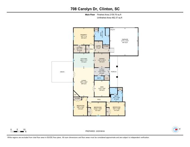 708 Carolyn Drive, Clinton, SC 29325