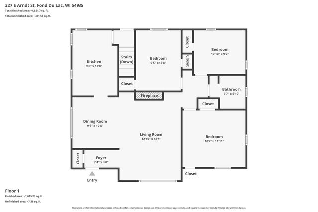 327 E ARNDT STREET, Fond Du Lac, WI 54935