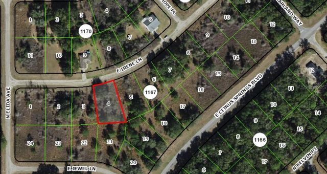 608 E IRENE LANE, Citrus Springs, FL 34434