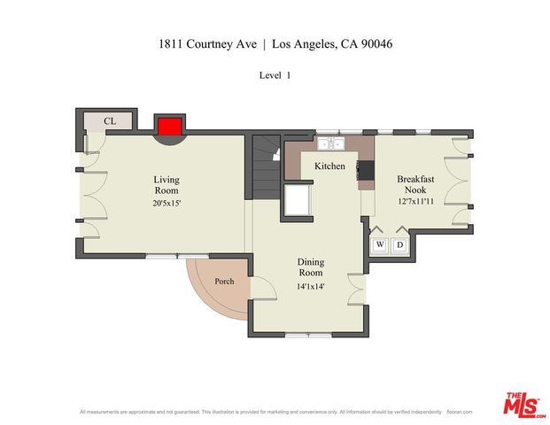 1811 Courtney Avenue, Los Angeles, CA 90046