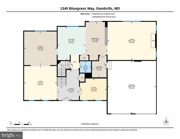 1340 BLUEGRASS WAY, Gambrills, MD 21054