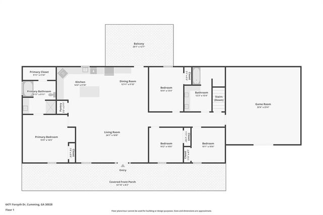 6471 Forsyth Drive, Cumming, GA 30028