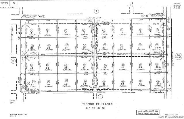 72nd St West And B10, Lancaster, CA 93536