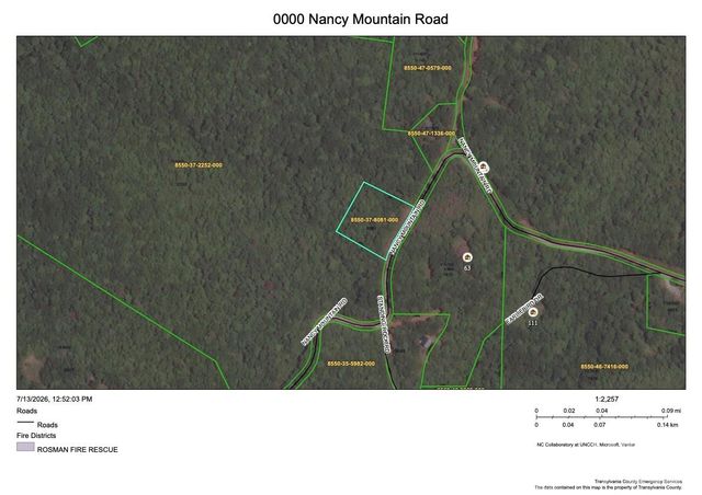0000 Nancy Mountain Road, Rosman, NC 28772