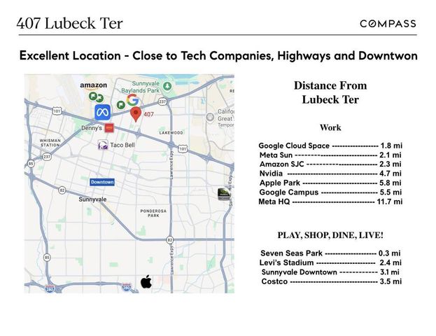 407 Lubeck Terrace, Sunnyvale, CA 94089