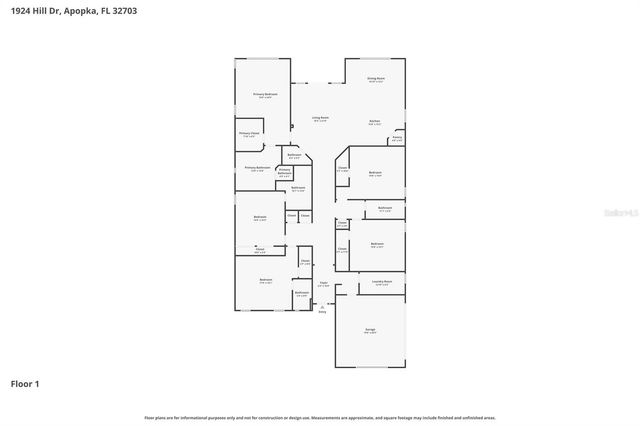 1924 HILL DRIVE, Apopka, FL 32703