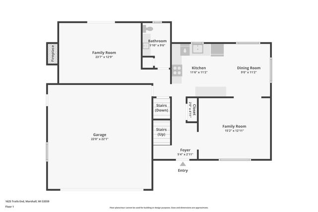1625 Trails End, Marshall, WI 53559