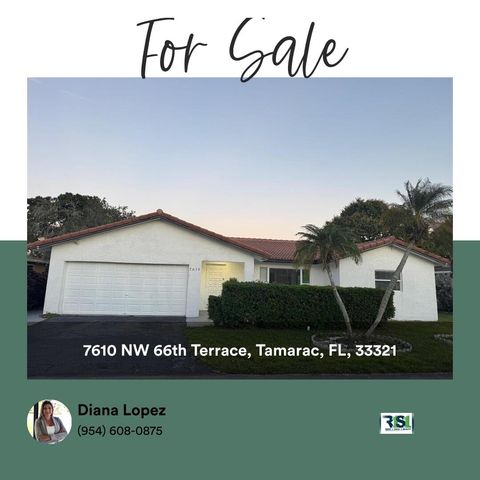 7610 NW 66th Terrace, Tamarac, FL 33321