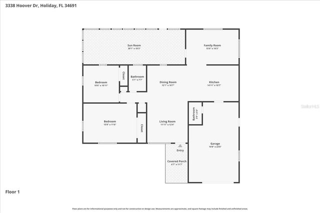 3338 HOOVER DRIVE, Holiday, FL 34691
