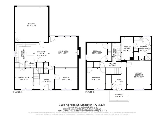 1504 Aldridge Drive, Lancaster, TX 75134