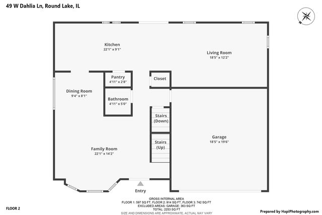 49 W Dahlia Lane, Round Lake Beach, IL 60073