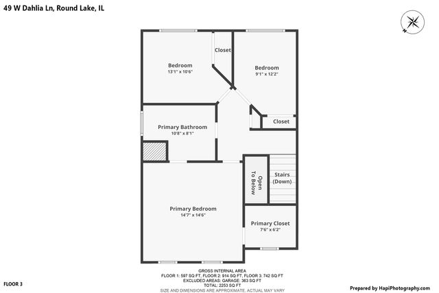 49 W Dahlia Lane, Round Lake Beach, IL 60073