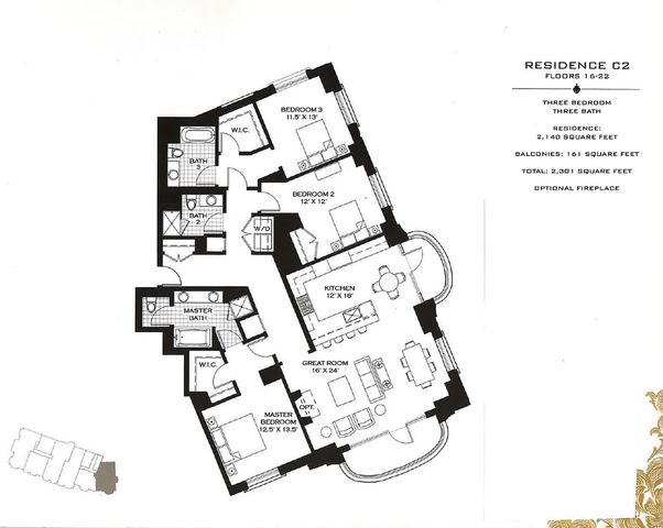 2550 N Lakeview Avenue N1604, Chicago, IL 60614