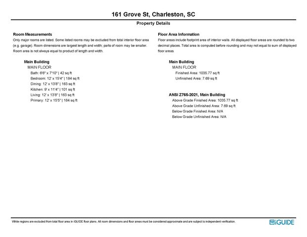 161 Grove Street, Charleston, SC 29403