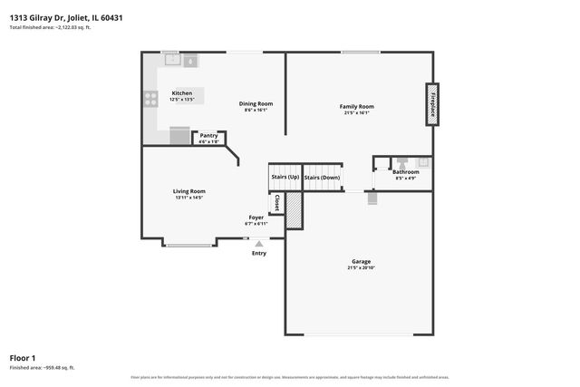 1313 Gilray Drive, Joliet, IL 60431