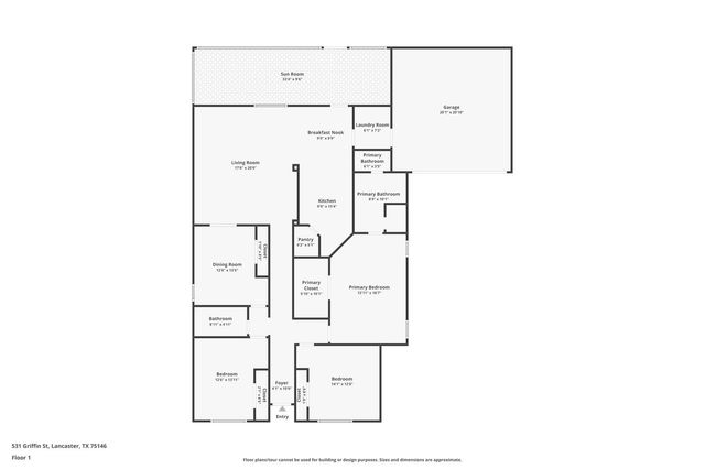 531 Griffin Street, Lancaster, TX 75146