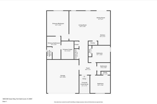 10813 SW Vasari Way, Port St. Lucie, Port St Lucie, FL 34987